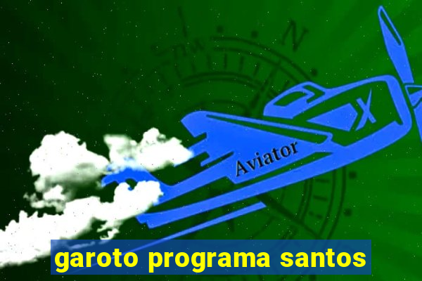 garoto programa santos